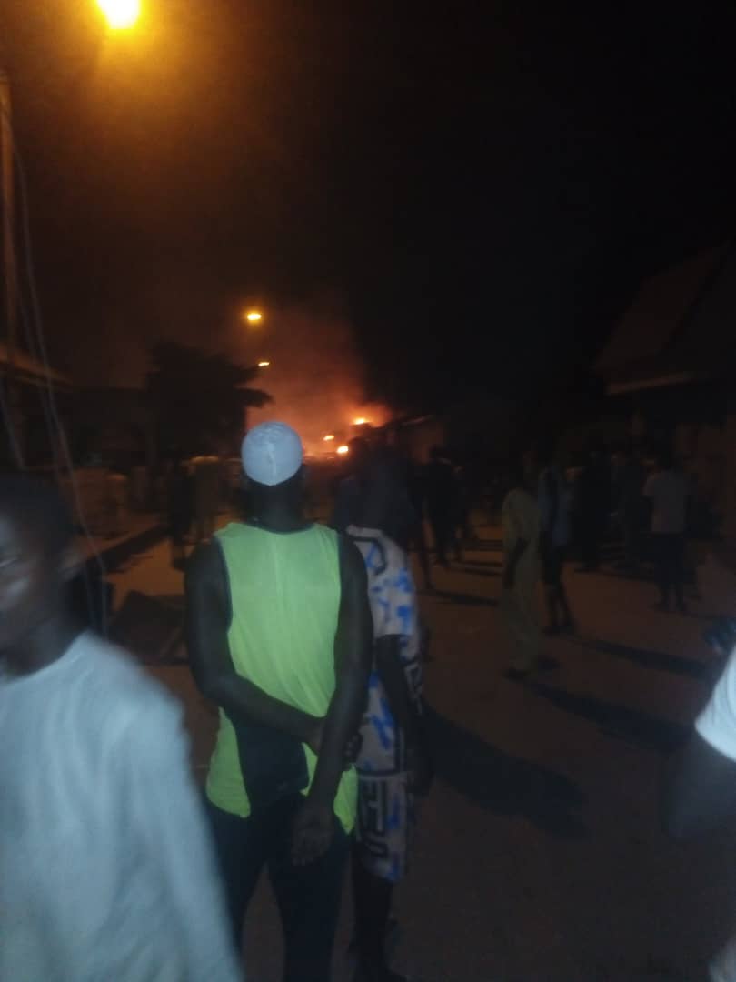 Just In Truck Laden Filled With Gas Cylinder Exploded In Babura